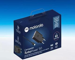 Carregador turbo power saída C pra tipo-c Motorola 50W