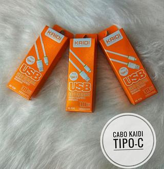 cabo tipo-c kaidi 1m KD-TC30 Com 200pcs