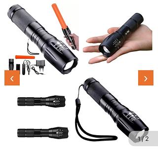 Lanterna tática militar X900 Caixa fechado com 80pcs