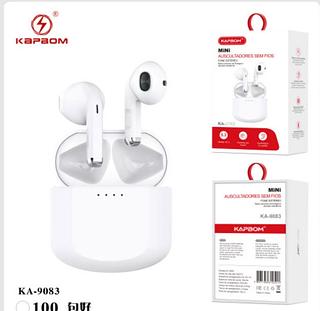 Fone sem fio Bluetooth sem borrachinha KA9083