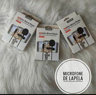 Promoção microfone de lapela