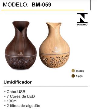 Umidificador de ar 130ML BM059