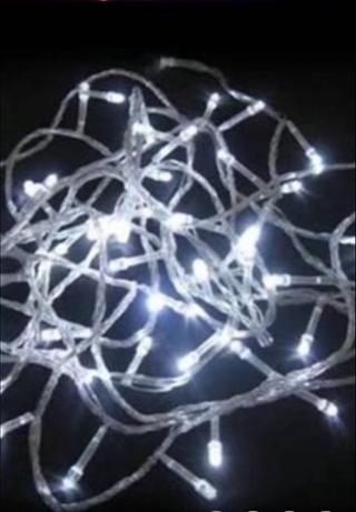 Jogo de luz pisca pisca natal 100Led em 1 l /cor branco 10m 110v