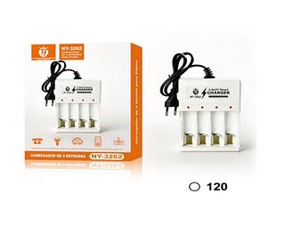 Carregador de Pilhas 4 Entradas NY3262