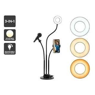 Suporte 3in1 Ring Light LED de mesa 40-981