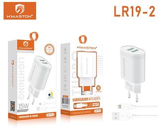 Carregador iPhone 15W 2USB LR192
