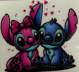 Adesivo do Stitch para copo Stanley 24