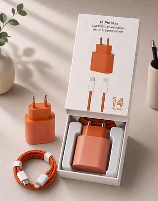 Carregador iPhone cabo tipo c/light 35W