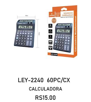 Calculadora multifuncional LEY-2240