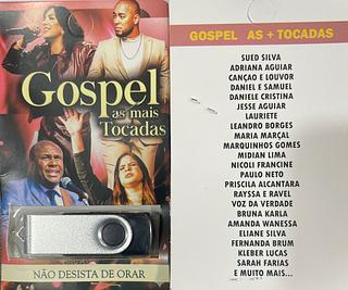 pendrive gravado original 500-600 músicas 24