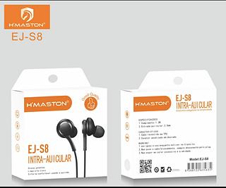 Fone com fio com microfone EJ-S8