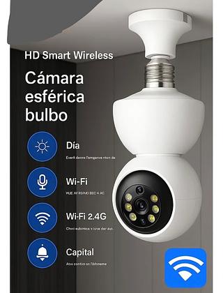 Câmera Lâmpada Led Ziicam 360 Ip Wifi Panorâmica Full Hd App YOOSEE BBG-70506