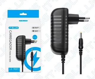 CARREGADOR 4.0MM - Saída: DC9V - 3A LE9001